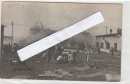 ELSENBORN Camp  Photo Carte Herld  INCENDIE - Elsenborn (Kamp)