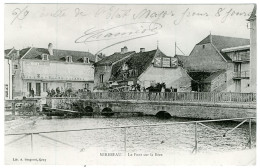 21 - B7642CPA - MIREBEAU - Le Pont Sur La BEZE - Hotel De L' ECREVISSE - CARTE PIONNIERE - Bon état - COTE-D'OR - Mirebeau