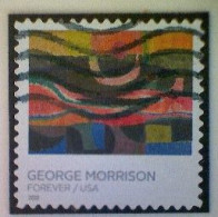 United States, Scott #5688, Used(o), 2022, George Morrison: Sun And River, (58¢) - Oblitérés