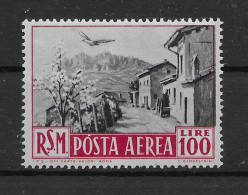 San Marino 1950 Flugzeug Mi.Nr. 448 Postfrisch ** - Nuevos