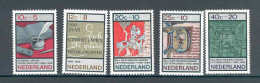 Netherlands  1966  Summer Stamps  Literature MNH ** NVPH 859/63 Yvert 832/36 - Ongebruikt