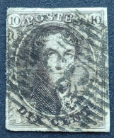 Belgie 1851 Medaillon Obp.nr.6  Used - 1851-1857 Medaillons (6/8)