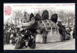 MONSTRE DU LOCH NESS - LOCH NESS MONSTER - CARNAVAL AIX EN PROVENCE 1934 - L4 - Contes, Fables & Légendes