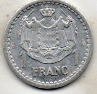 1 Franc  1943 - 1922-1949 Louis II.