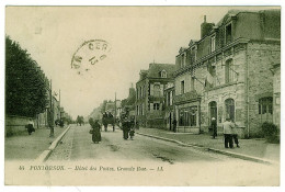 50 - B3091CPA - PONTORSON - Hotel Des Postes - Grande Rue - Très Bon état - MANCHE - Pontorson