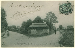 95 - B12503CPA - FRANCONVILLE - Carrefour De La Chaumette - Parfait état - VAL-D'OISE - Franconville