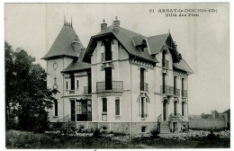 21 - B7604CPA - ARNAY LE DUC - Villa Des Pins - Bon état - COTE-D'OR - Arnay Le Duc