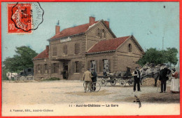 62 - B29777CPA - AUXI LE CHÂTEAU - La Gare - Très Bon état - PAS-DE-CALAIS - Auxi Le Chateau