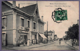 33 - B26772CPA - ARES - BASSIN ARCACHON - Grand Bazar - Villa Kala Et Rue De Lège - Tabac - Assez Bon état - GIRONDE - Arès