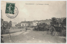 92 - T22712CPA - VAUCRESSON - Le Passage à Niveau - Attelages - Carte Pionnière - Parfait état - HAUTS-DE-SEINE - Vaucresson