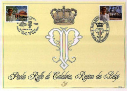 2706HK - Herdenkingskaart "Koningin Paola" - Cartoline Commemorative - Emissioni Congiunte [HK]