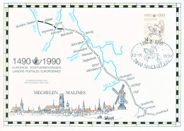 2350HK - Innsbruck-Mechelen - Lichte Beschadiging Achteraan Linksboven & Achteraan Rechtsboven - Cartas Commemorativas - Emisiones Comunes [HK]