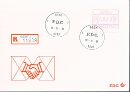 ATM3 "59Bf" Op FDC - Cartas & Documentos