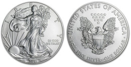 ETATS-UNIS . 1 DOLLAR SILVER EAGLE . 2011 . - 2007-…: Presidents