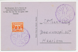 Postcard / Postmark Netherlands 1948 F.L.E. Esperanto Congress Heerlen - Esperánto