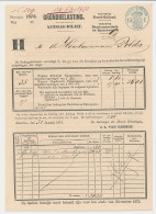 Fiscaal - Aanslagbiljet Haarlemmerliede- Spaarnwoude 1872 - Steuermarken