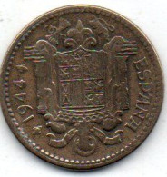 1 Pesetas 1944 - 1 Peseta