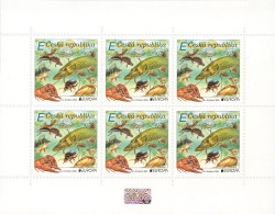 ** 1260 Czech Republic EUROPA 2024 Underwater Life - Unused Stamps