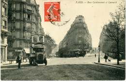 PARIS Montmartre.  Rues Caulaincourt Et Lamarck [Autobus]. - Arrondissement: 18