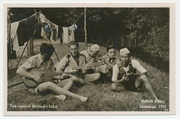 Picture Postcard / Postmark / Stamp Netherlands 1937 World Jamboree Bloemendaal - Vogelenzang 1937 - Otros & Sin Clasificación