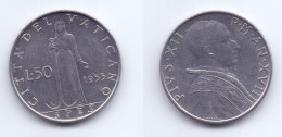 Vatican 50 Lire 1955 - Vaticano (Ciudad Del)