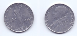 Vatican 100 Lire 1956 - Vaticano (Ciudad Del)