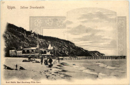 Rügen - Selliner Strandsicht - Rückseite Rügensche Kleinbahnen - Sellin