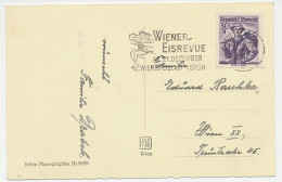 Card / Postmark Austria 1951 Ice Revue - Figure Skating - Invierno