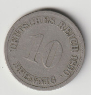 DEUTSCHES REICH 1890 G: 10 Pfennig, KM 4 - 10 Pfennig