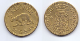 Greenland 5 Kroner 1944 - Groenland