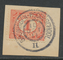 Em. 1899 Grootrondstempel Traject Groningen - Roodeschool II 191 - Poststempels/ Marcofilie