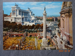 COLONNA E FORO TRAIANO ED IL VITTORIANO - Coliseo