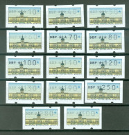 Berlin Distributeur Serie De 14 Valeurs De 10pf à 300pf  * * TB Cote 70 Euro  - Automaatzegels [ATM]