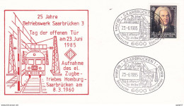 Germany Deutschland 150 Jahre Eisenbahnen 25 Jahre Betriebswer Saarbrücken 3 23-06-1985 - Treni