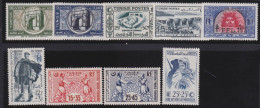 Tunisie   .  Y&T   .    9 Timbres   .      *    .    Neuf Avec Gomme - Nuovi