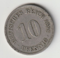 DEUTSCHES REICH 1898 A: 10 Pfennig, KM 12 - 10 Pfennig