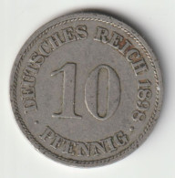 DEUTSCHES REICH 1898 A: 10 Pfennig, KM 12 - 10 Pfennig