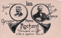 Paris - 18 Eme - Les Freres Rochard  -  Musique - Virtuose - Guitariste - CPA °J - Arrondissement: 18