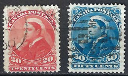 CANADA 1893: Les Y&T 36-37 Obl., Forte Cote - Used Stamps