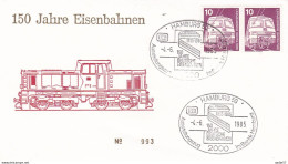 Germany Deutschland 150 Jahre Eisenbahnen Hamburg 04-06-1985 - Treni