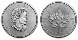 CANADA . MAPLE LEAF .1 ONCE D'ARGENT 2022 . - Canada