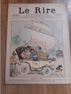 Journal Humoristique - Le Rire N°111 -   Annee 1896 - Dessin De  Robida - Metivet - Le Moteur A Voile - 1850 - 1899