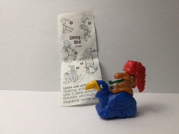 Kinder : 701963  Ein Tierischer Ausflug 1996 - Sitting Bird + BPZ - Steckfiguren