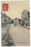 MANDRES (94) - Rue De Brie - BELLE ANIMATION - Ed. H. Baron - Mandres Les Roses