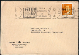 Madrid - Edi O 2559 - Mat Rodillo "Madrid 24/01/87 - FITUR 87 - Feria De Turismo" - Lettres & Documents