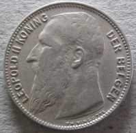 Belgique. 1 Franc 1909 Léopold II, Légende Flamand , En Argent, Superbe - 1 Frank