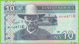 Voyo NAMIBIA 10 Dollars ND/2001(2009) P4c B204b B UNC - Namibia