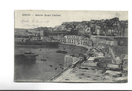 CPA MALTE  INTERIOR GRAND HARBOUR En 1915! - Malta