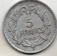 5 Francs 1947B - 5 Francs