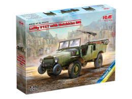 ICM - Laffly V15T Avec Hotchkiss MG Maquette Kit Plastique Réf. 35572 Neuf NBO 1/35 - Militaire Voertuigen